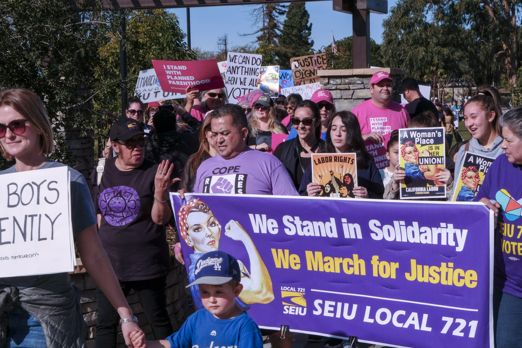 1000's rally within solidarity in the course of Santa Maria Valleys photograph relating to Women's March Printable Signs known as 1000's rally within solidarity throughout Santa Maria Valleys
